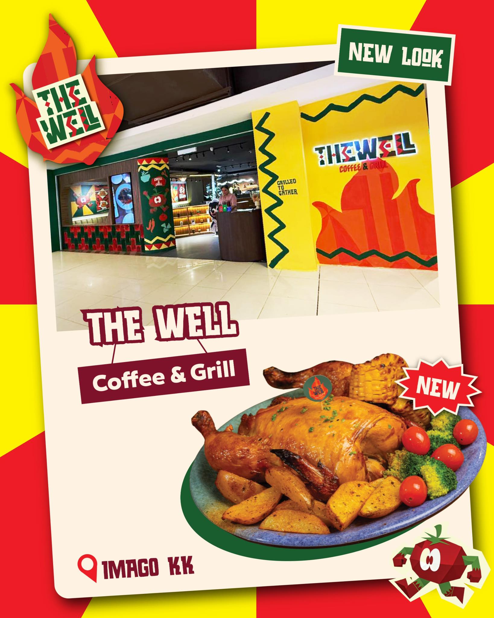 The Well cafe food graphic